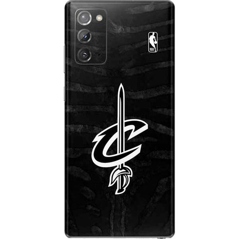 NBA Cleveland Cavaliers Black Animal Print Galaxy Note20 5G Skin
